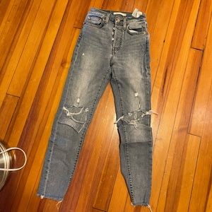 Levi Strauss & Co. high waisted skinny jeans style “wedgie skinny” size 24